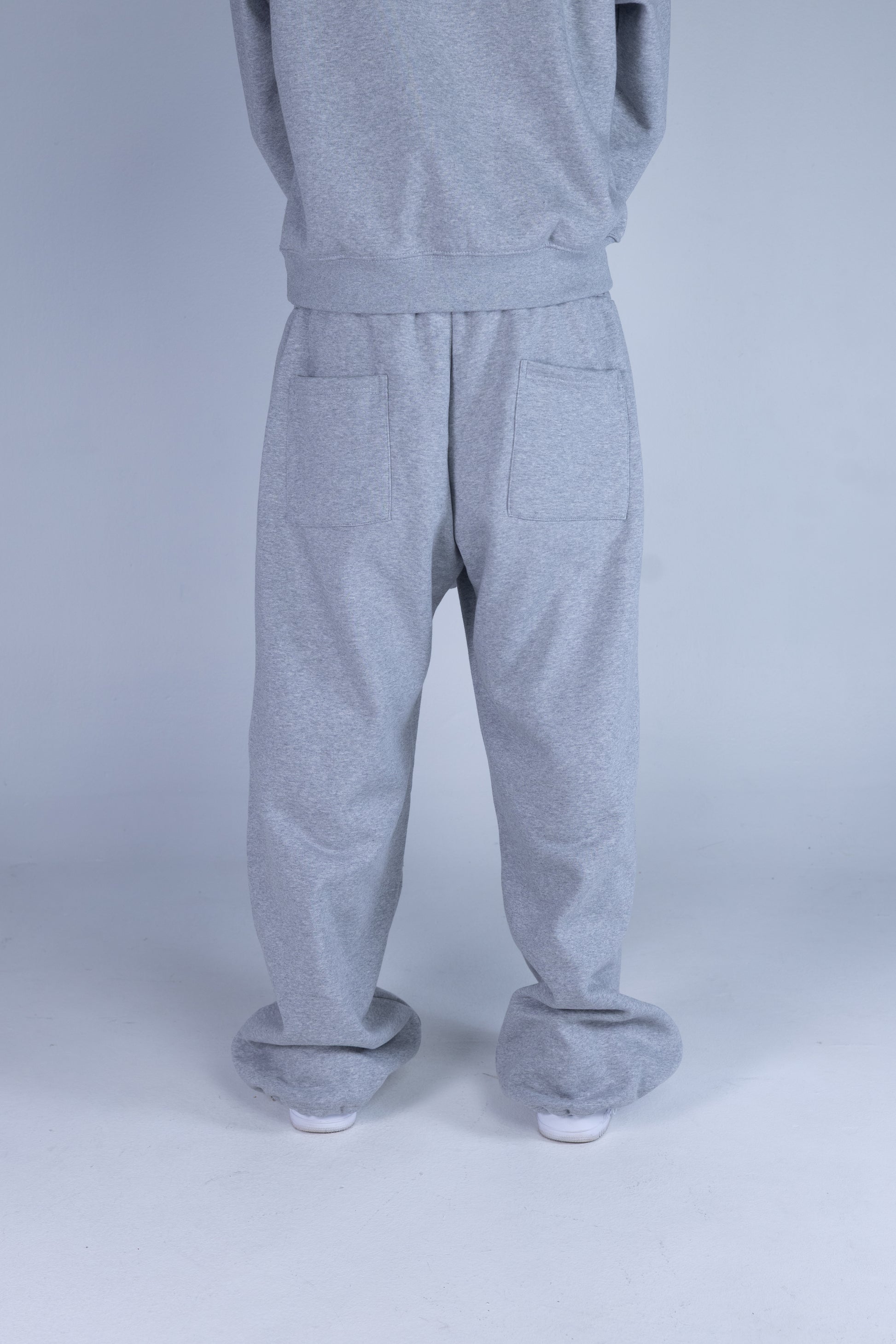STONE GRAY BAGGY TROUSER