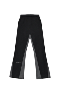 BLACK FLARED JOGGERS