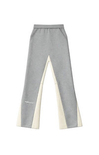 GRAY FLARED JOGGERS