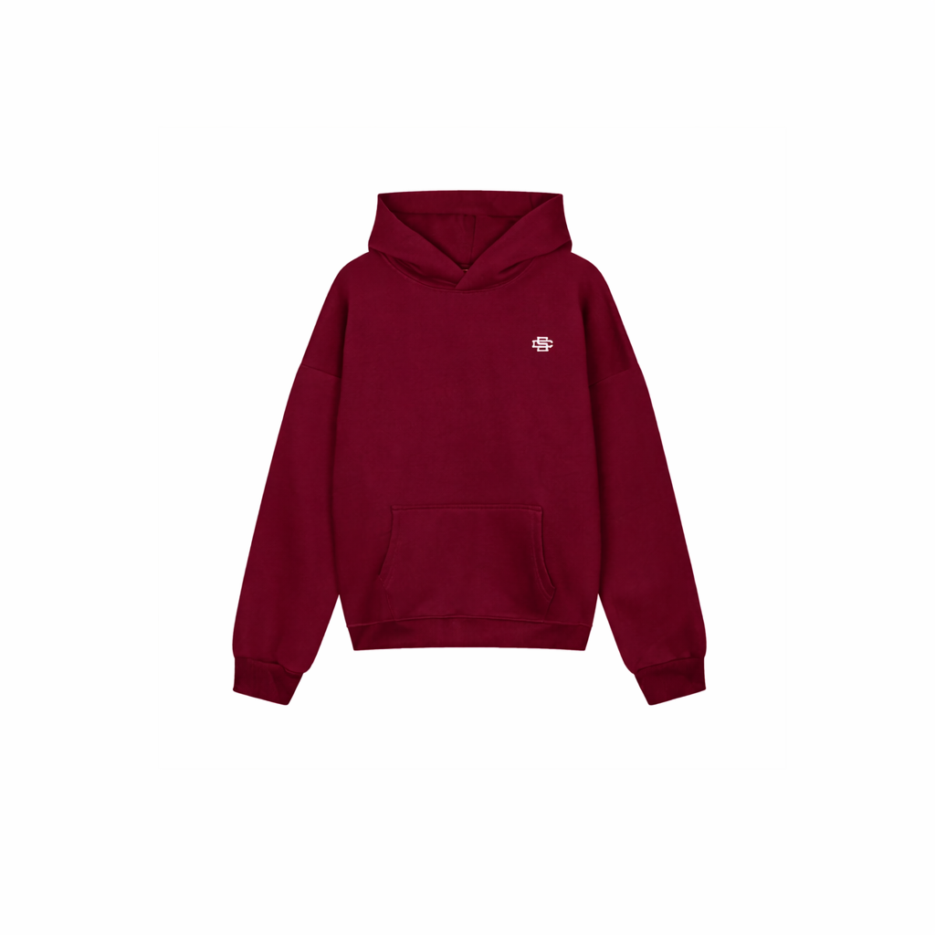 SOFT CORE BURGUNDY HOODIE