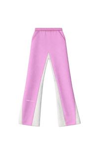 PINK FLARED JOGGERS