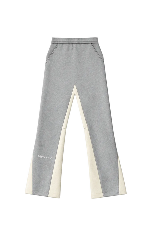 GRAY FLARED JOGGERS