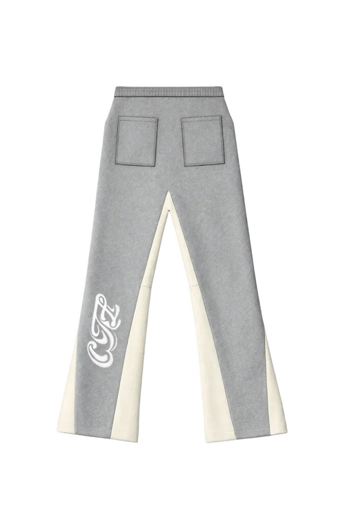 GRAY FLARED JOGGERS