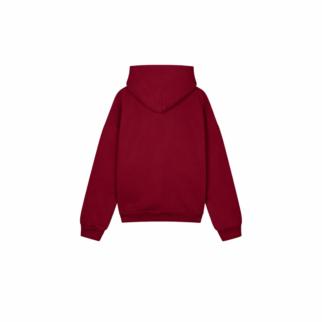 SOFT CORE BURGUNDY HOODIE