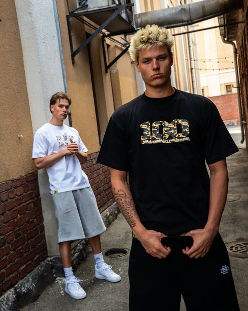Camo Logo Tee Black