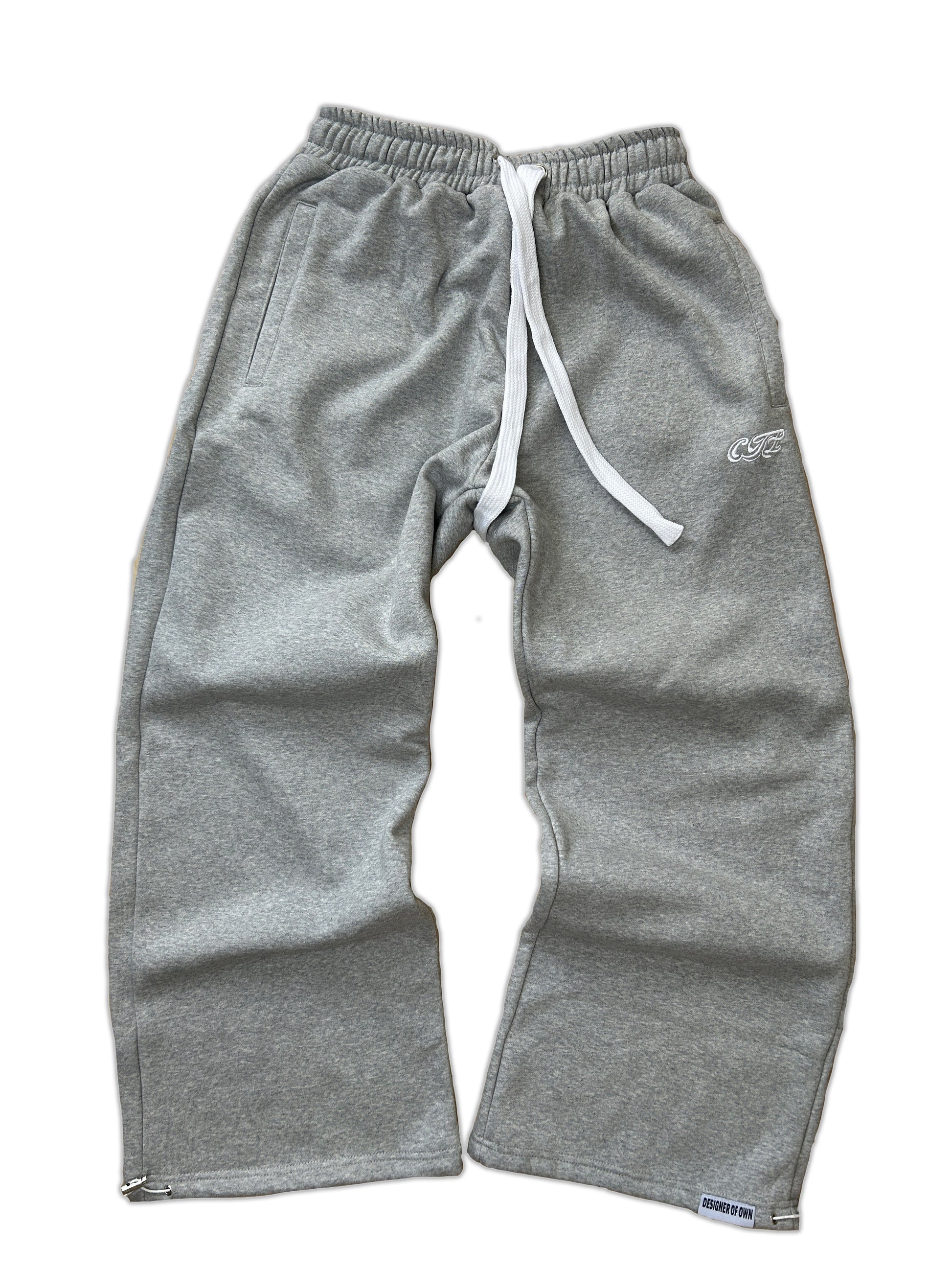 STONE GRAY BAGGY TROUSER