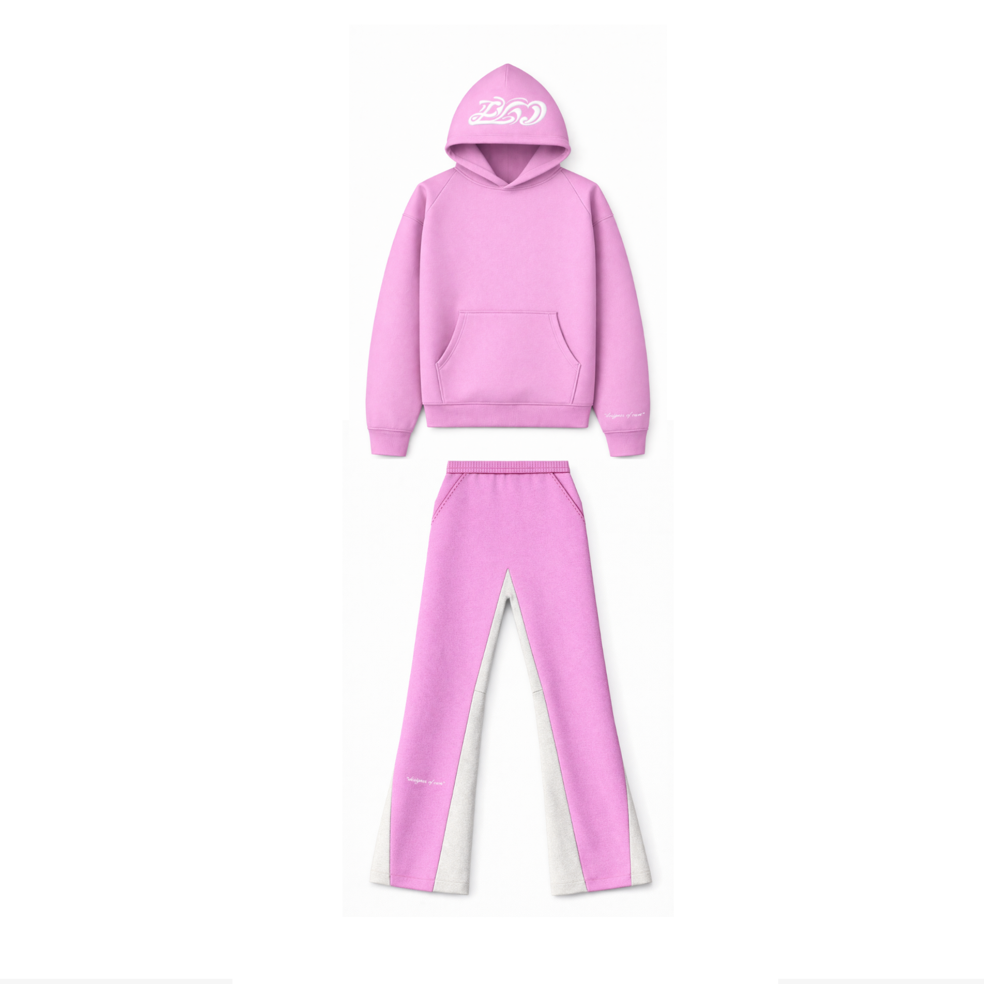 PINK FLARED TRACKSUIT