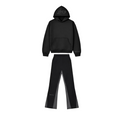 Cetelei Black Flared Tracksuit set