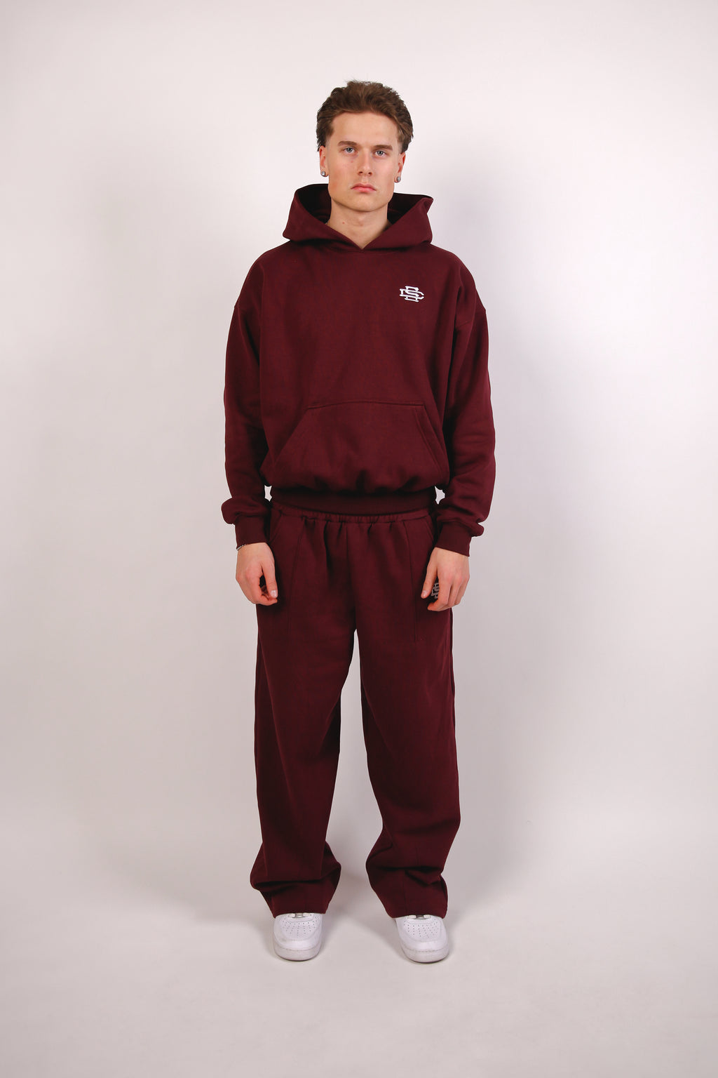 SOFT CORE BURGUNDY HOODIE