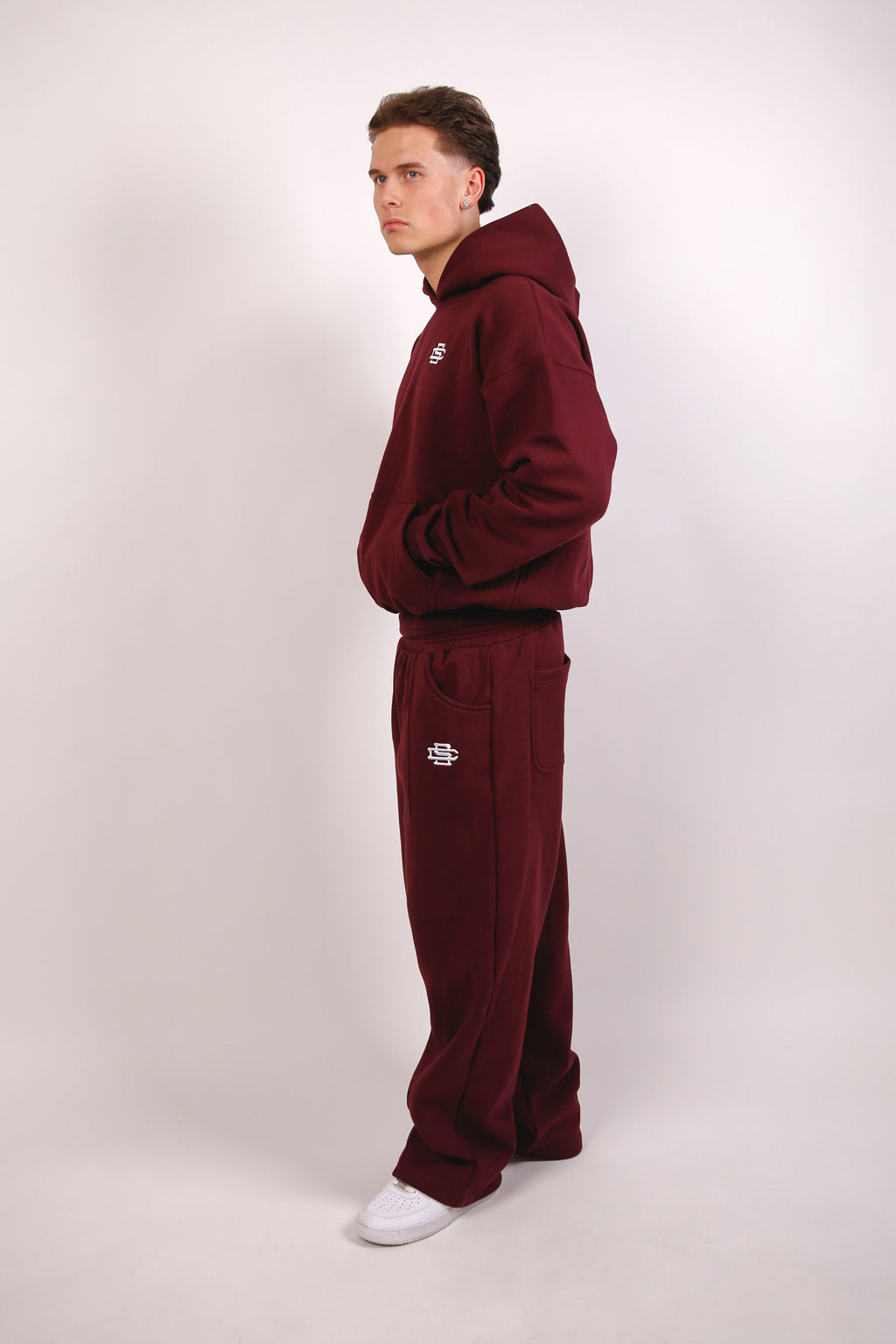SOFT CORE BURGUNDY HOODIE